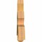 Ekena Millwork Davenport Rough Sawn Timber Gable Bracket, Western Red Cedar, 60"W x 25"H x 4"D x 6"F, 10/12 Pitch GBW060X25X0406DAV00RWR - alternate 3